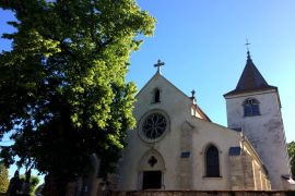 Eglise et tilleul Fresne